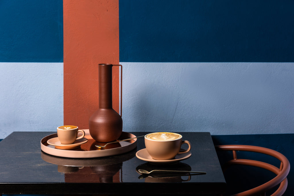 1 x Tulipano Cappuccino Cup with Saucer