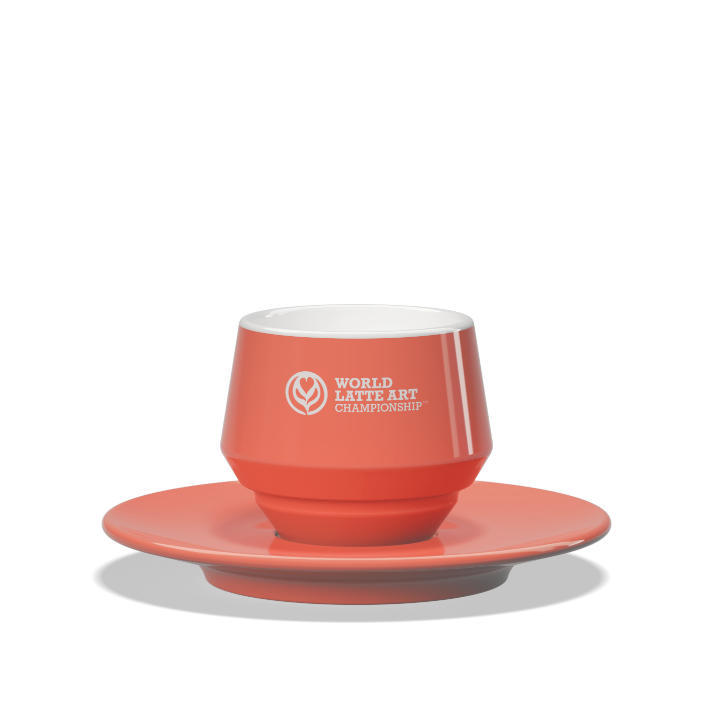 1 x Maniko Double Coffee Cup with Saucer - WLAC Copenhagen 2024 Official Mug