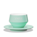 1 x Maniko Milk Cup with Saucer - WLAC Copenhagen 2024 Official Mug