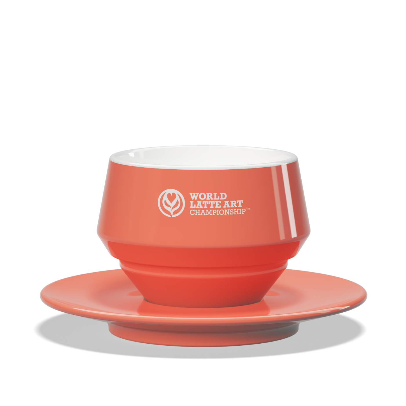 1 x Maniko Milk Cup with Saucer - WLAC Copenhagen 2024 Official Mug