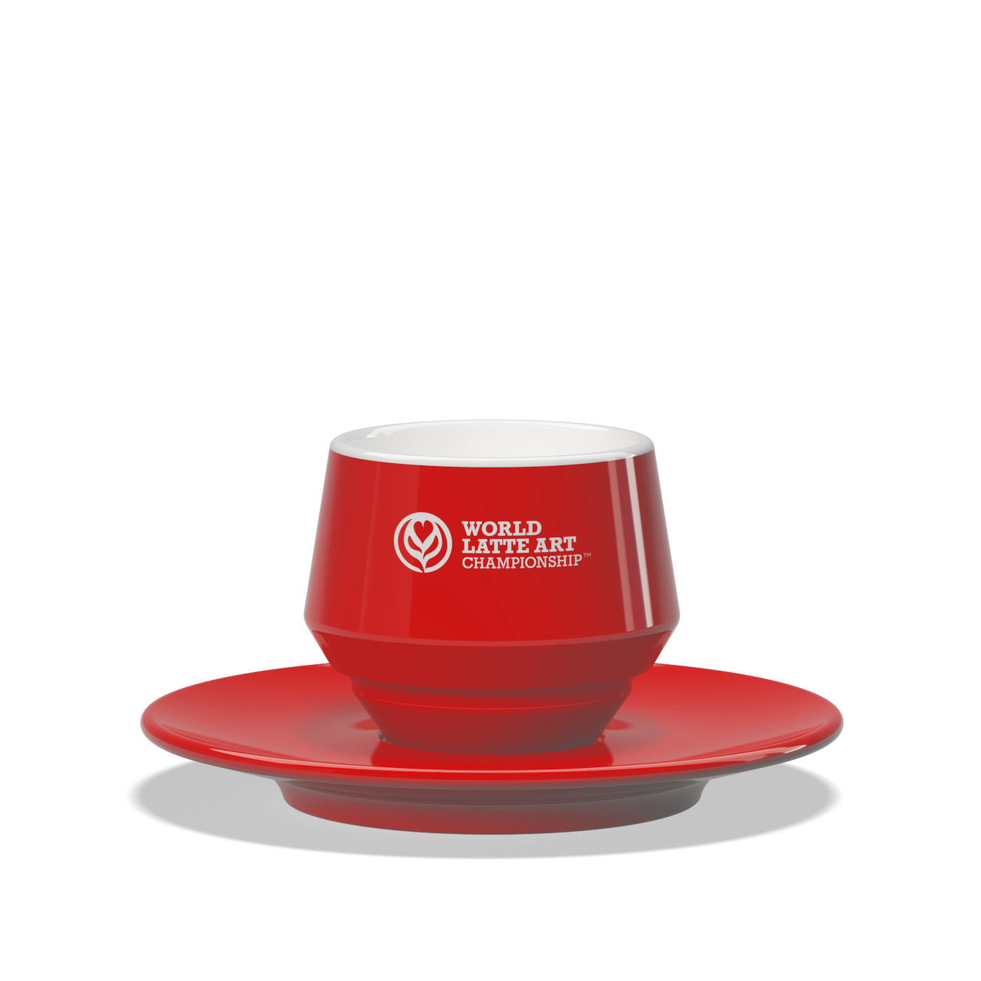 1 x Maniko Double Coffee Cup with Saucer - WLAC San Diego 2026 Official Mug