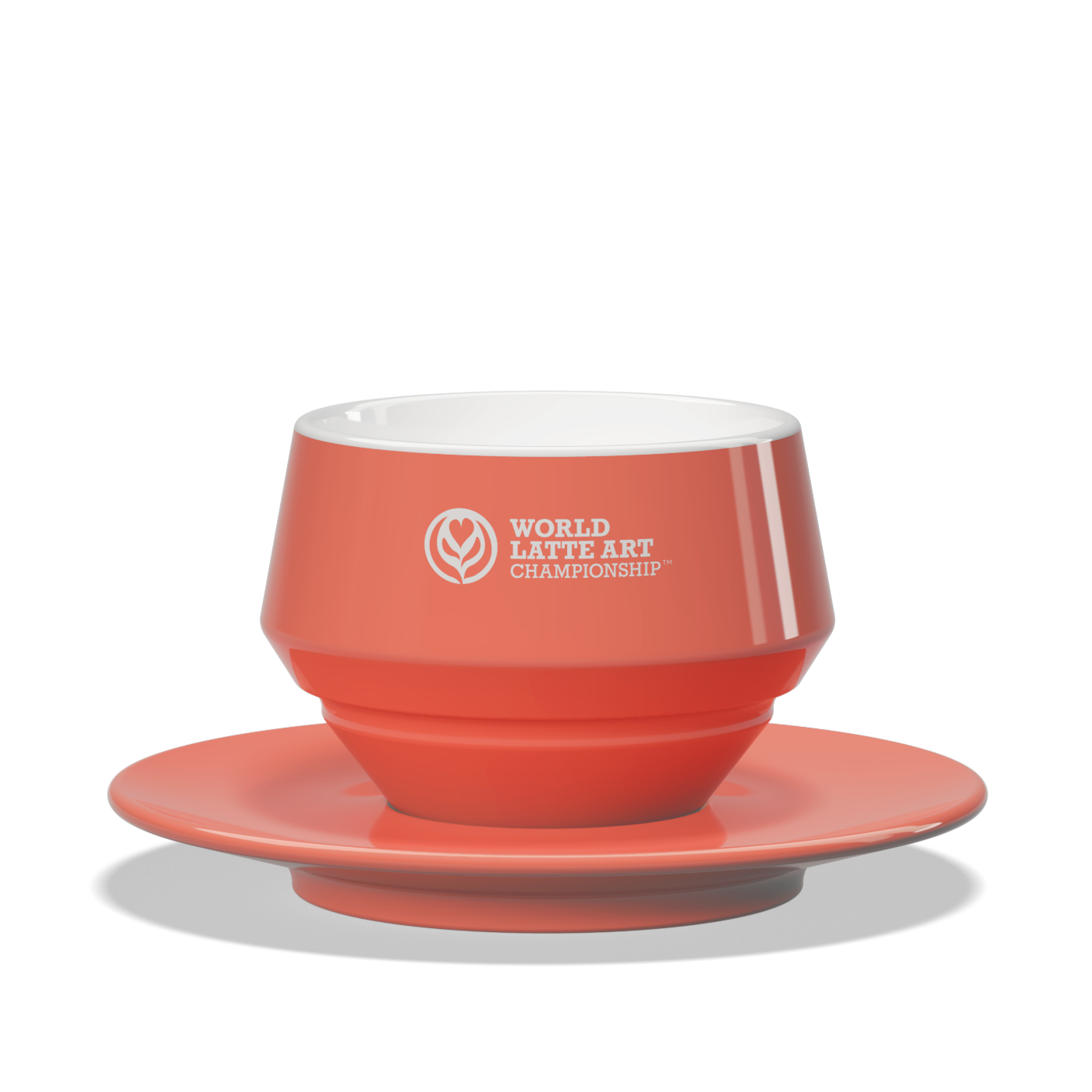 1 x Maniko milk cup with saucer - WLAC San Diego 2026 Official Mug