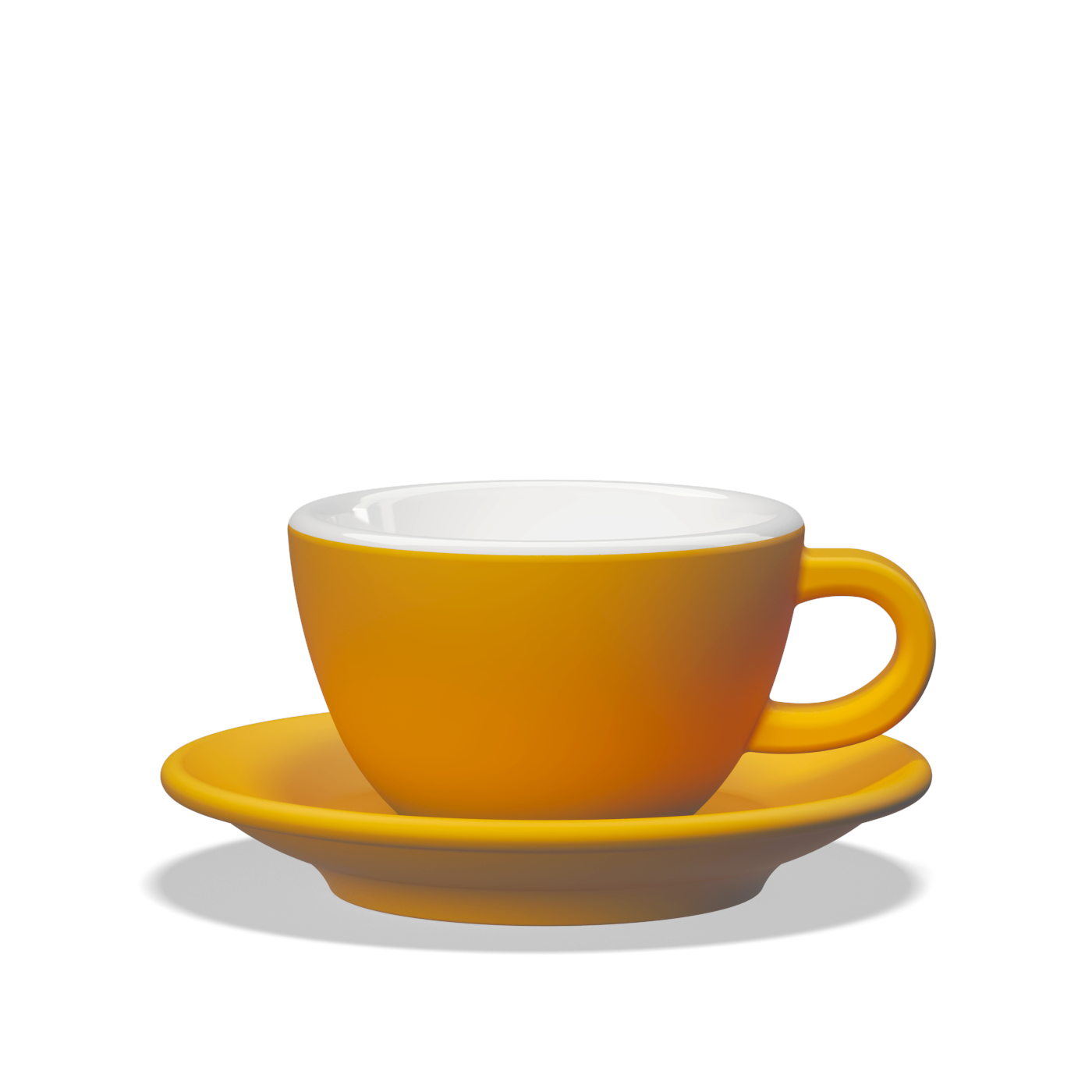 1 x Tulipano Cappuccino Cup with Saucer