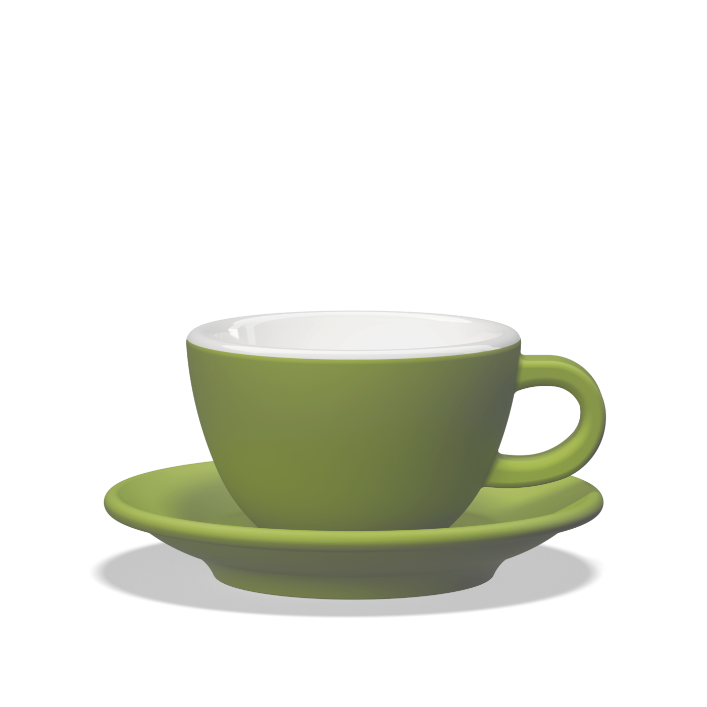 1 x Tulipano Cappuccino Cup with Saucer