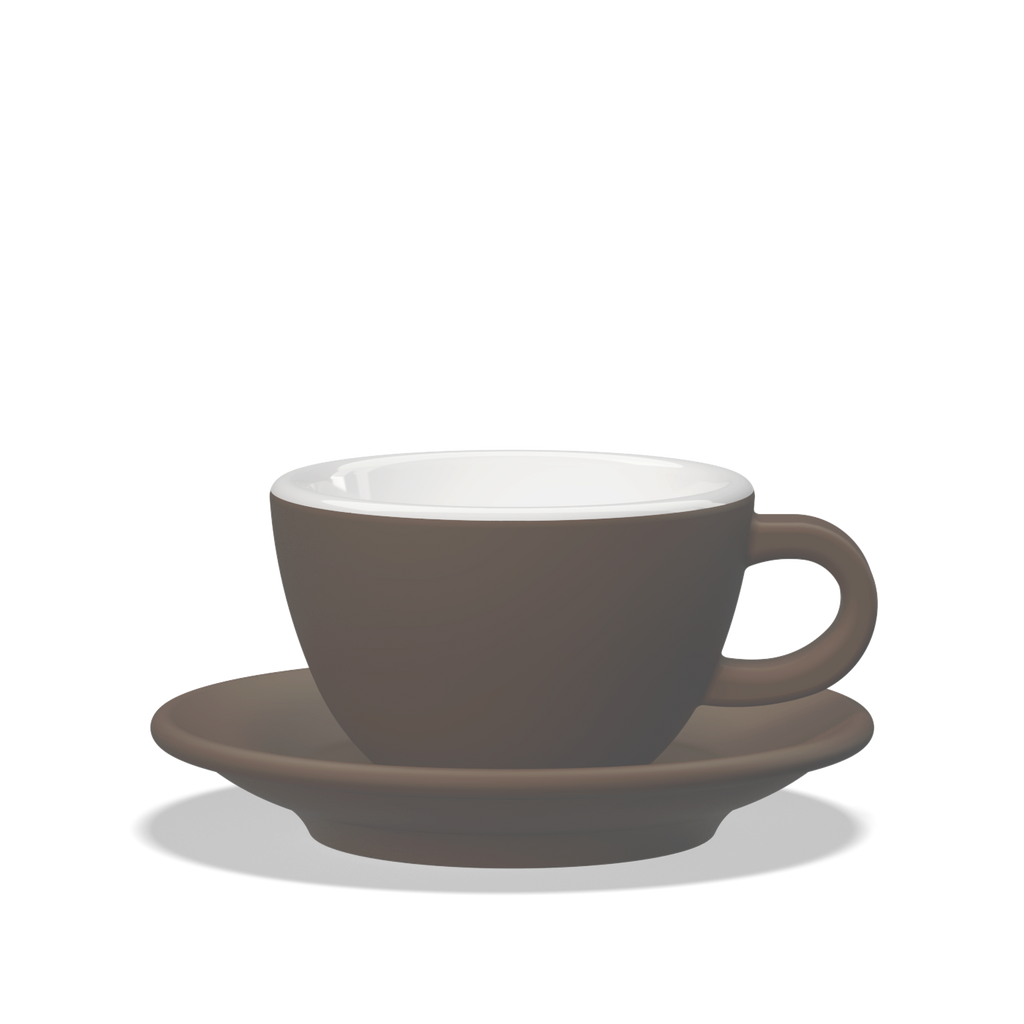 1 x Tulipano Cappuccino Cup with Saucer