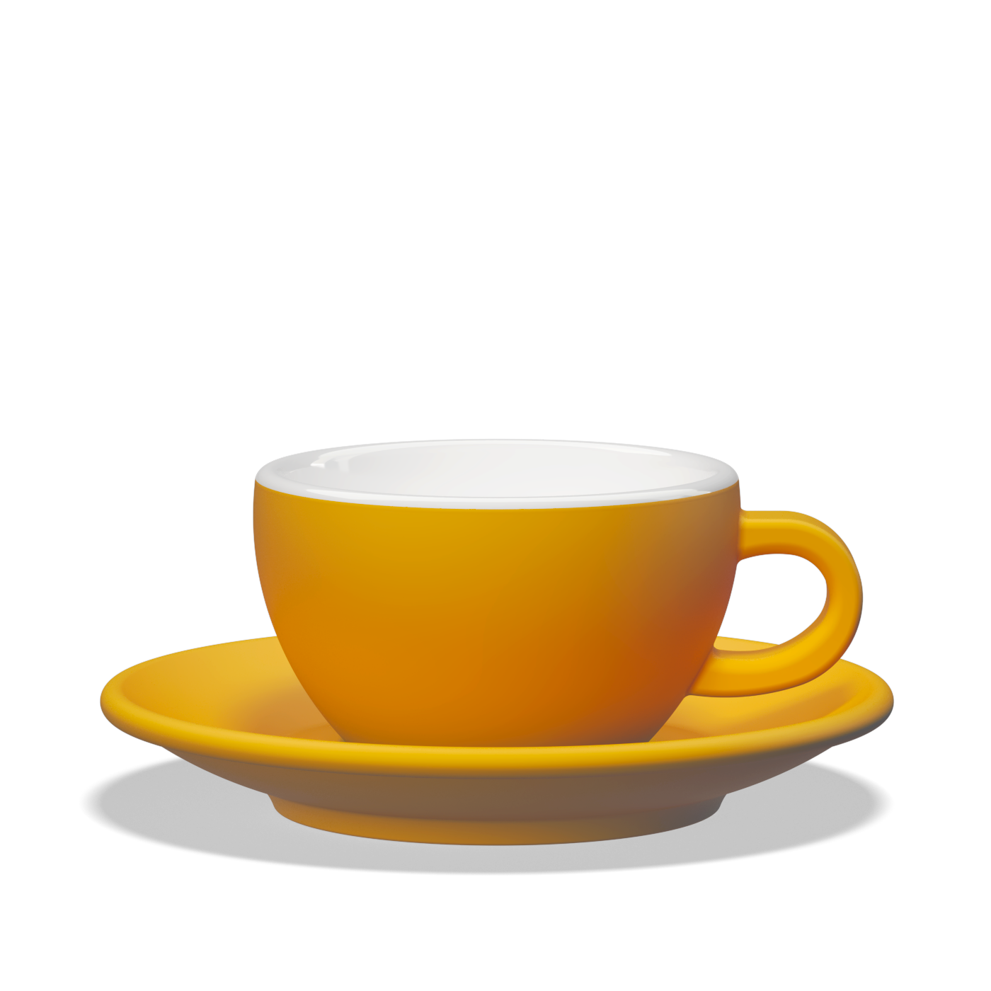 1 x Tulipano Milk Cup 260cc with Saucer