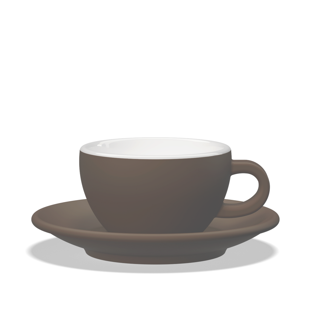 1 x Tulipano Milk Cup 260cc with Saucer