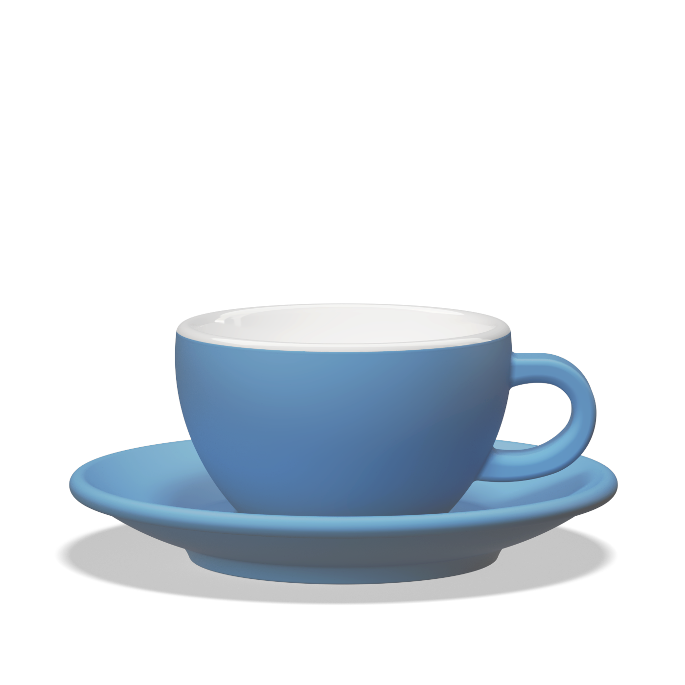 1 x Tulipano Milk Cup 260cc with Saucer