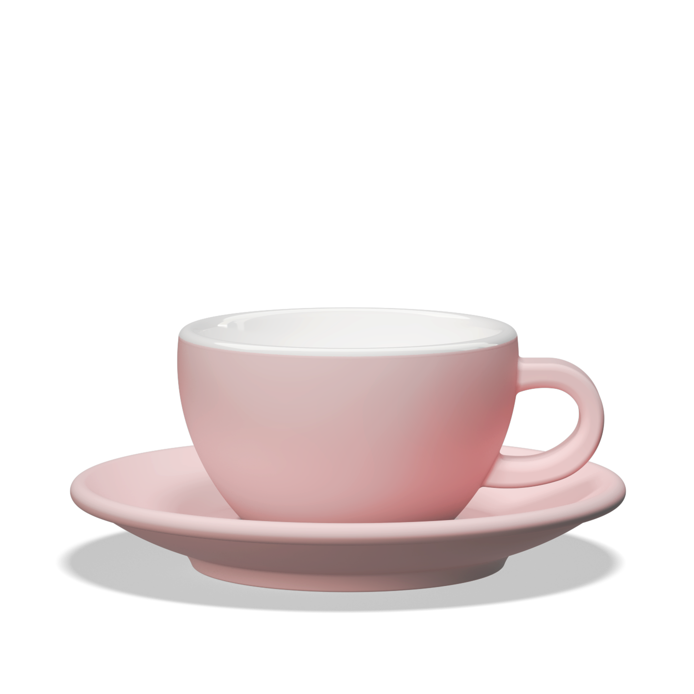 1 x Tulipano Milk Cup 260cc with Saucer