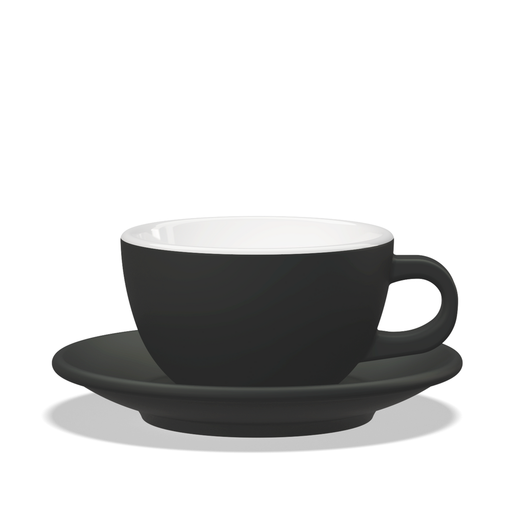 1 x Tulipano Milk Cup 300cc with Saucer
