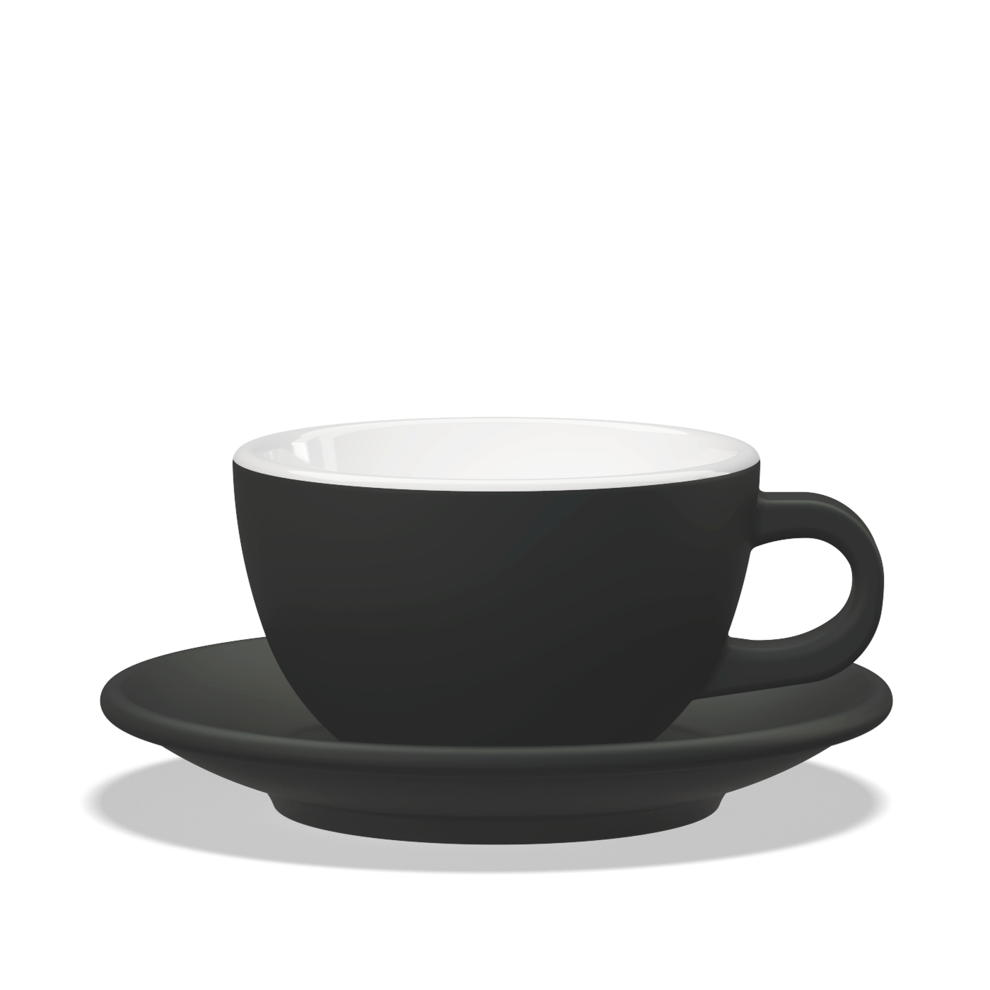 1 x Tulipano Milk Cup 300cc with Saucer