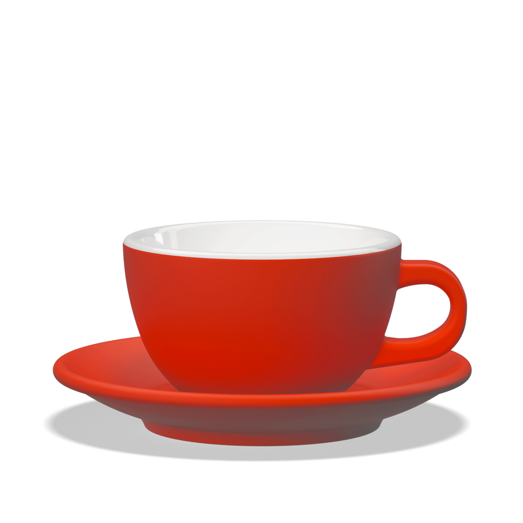 1 x Tulipano Milk Cup 300cc with Saucer