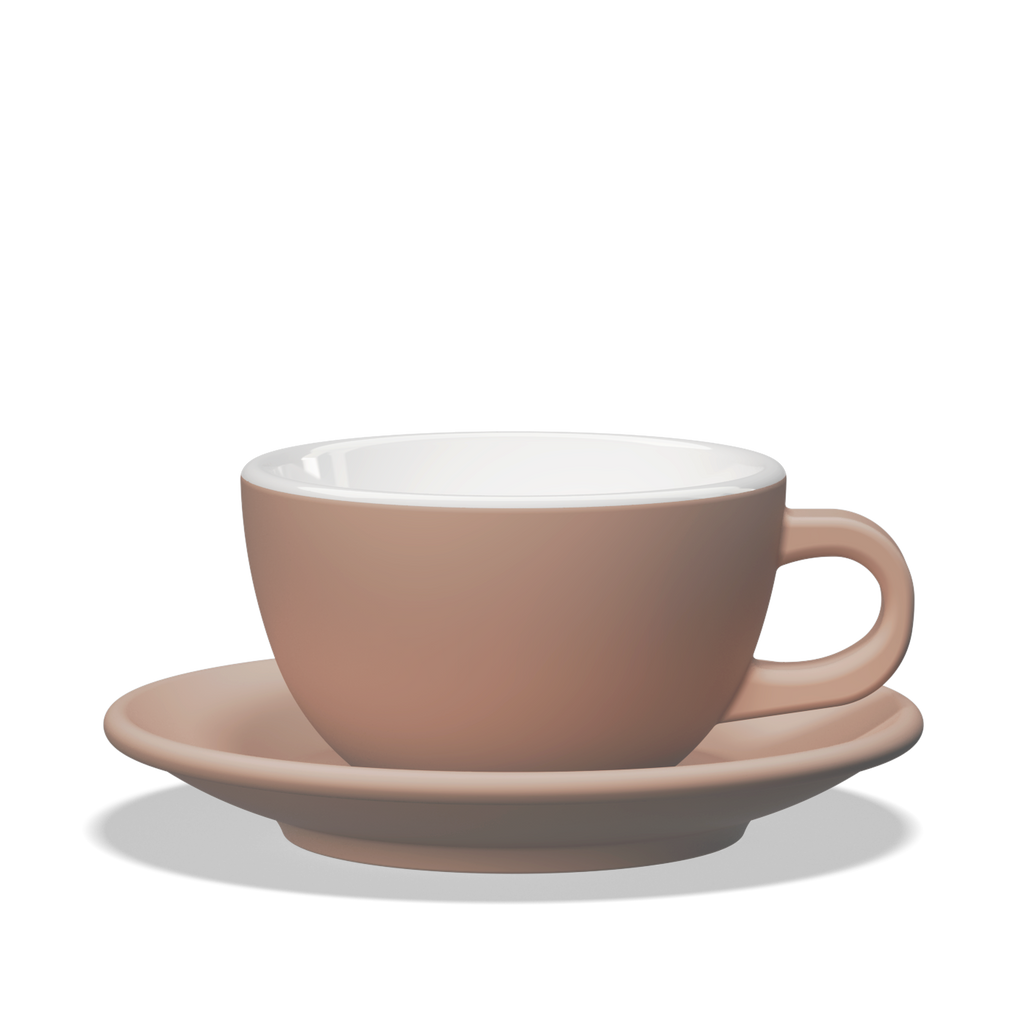1 x Tulipano Milk Cup 300cc with Saucer