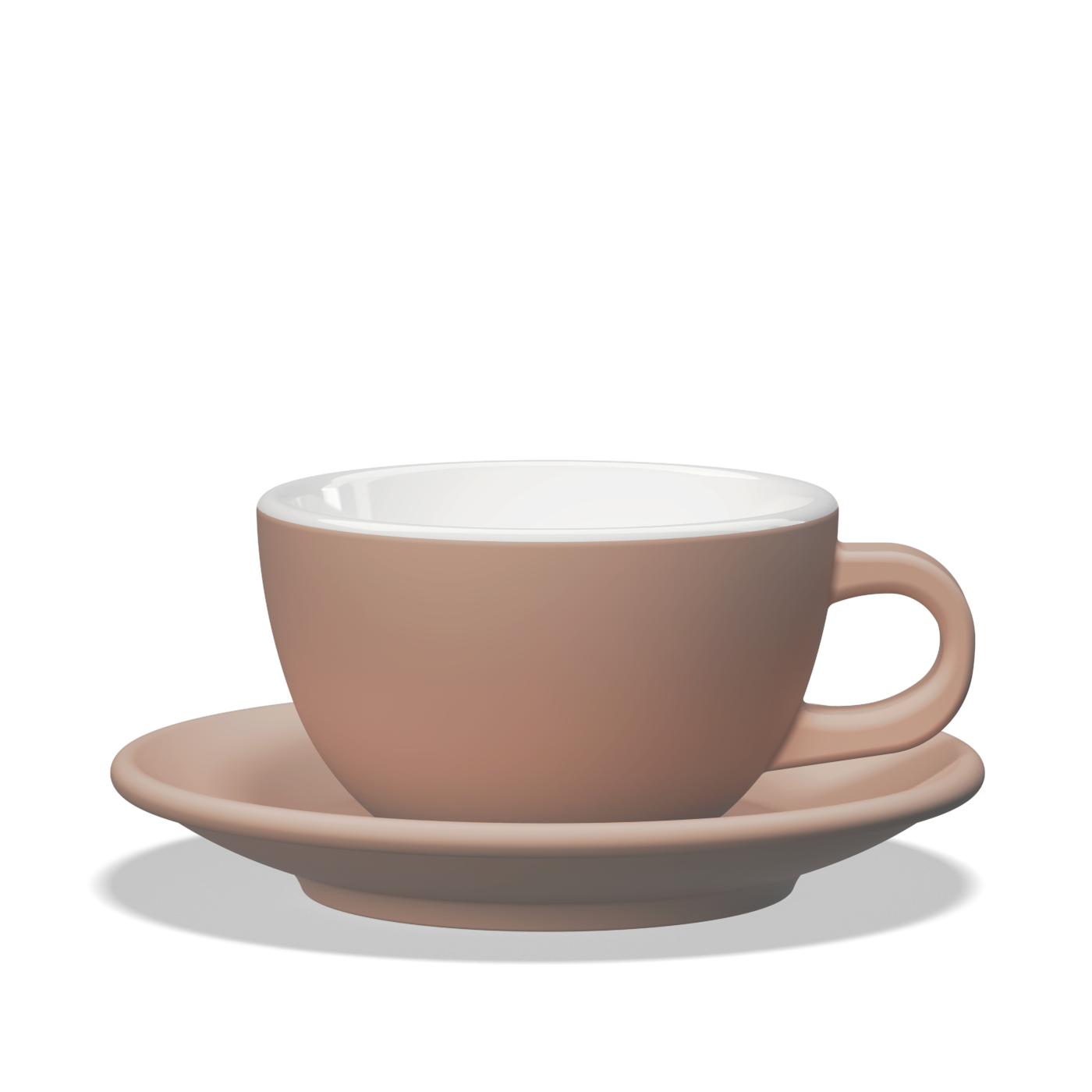 1 x Tulipano Milk Cup 300cc with Saucer