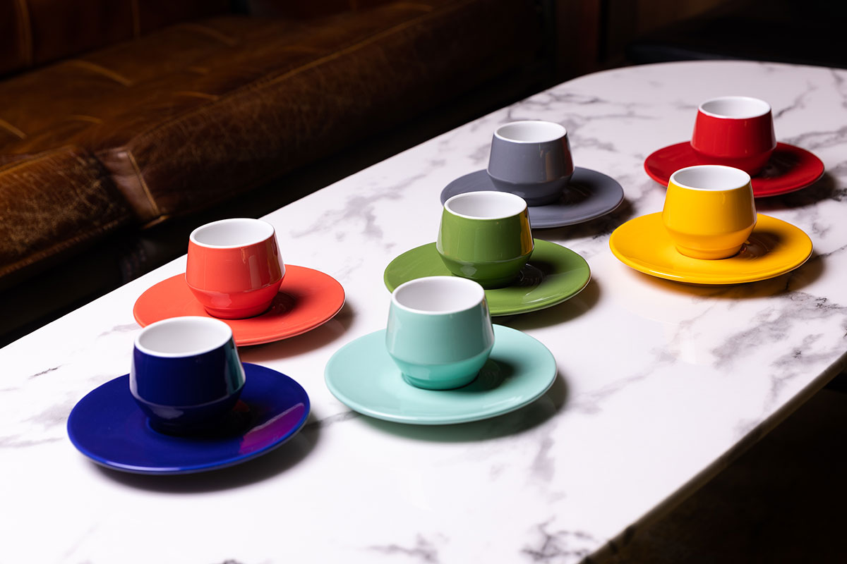 1 x Maniko milk cup with saucer